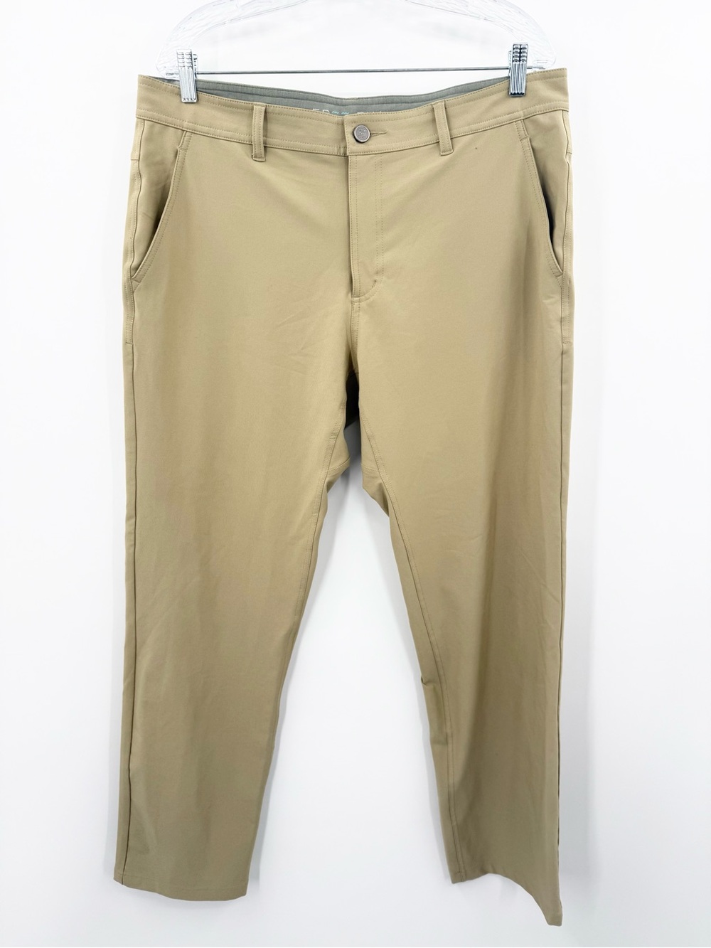 Free Fly Men’s Passage 5 Pocket Chino Pants Tan Size 36x32